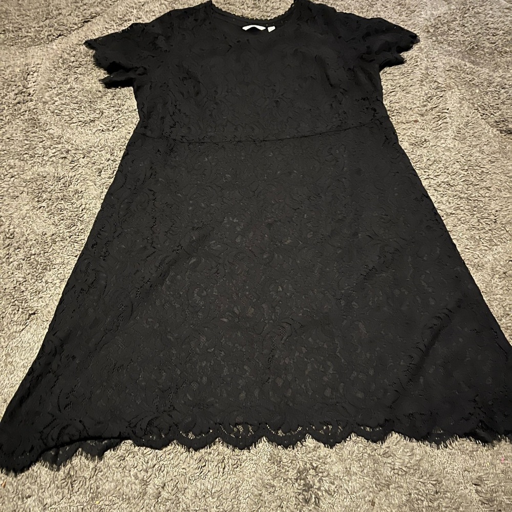Isaac Mizrahi Elegant‎ Black Lace Dress size 2xl